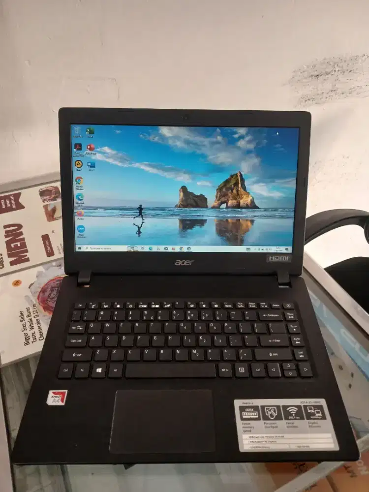 Laptop Acer Aspire 3 Amd A4-9120e Ssd 256