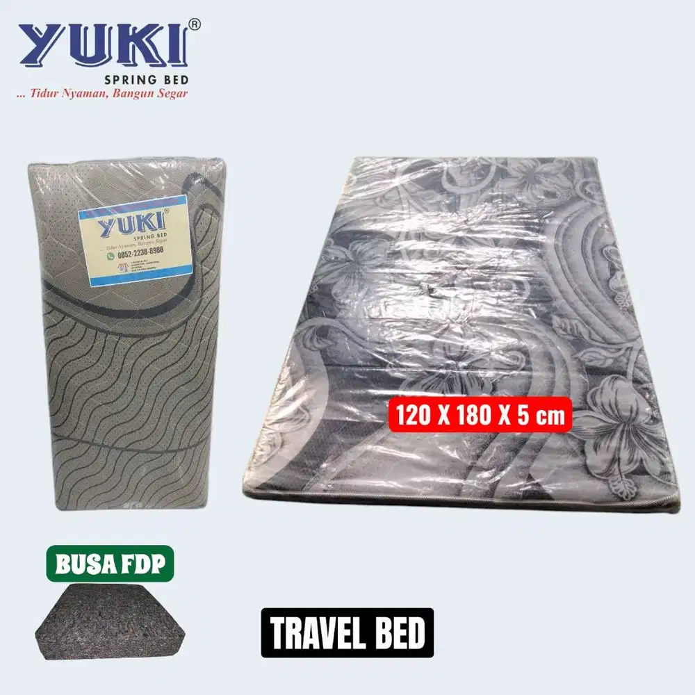 Travel Bed Kualitas Super Ukuran 120 x 180 x 5 cm