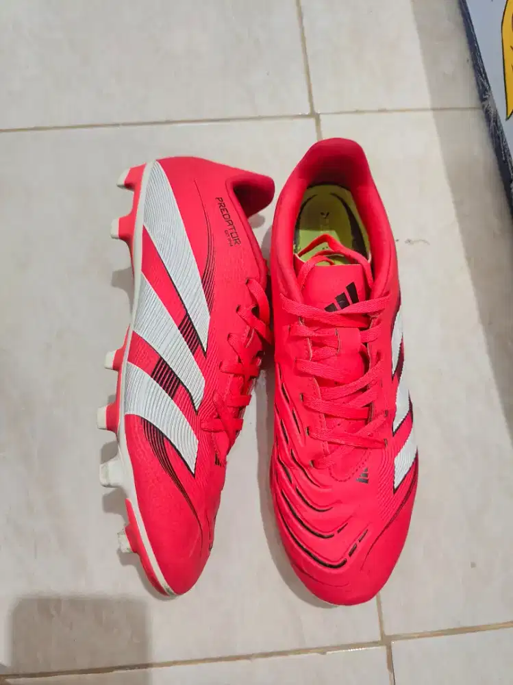 adidas Predator Club Firm/ Multi-Ground Men's Soccer Shoes -Red