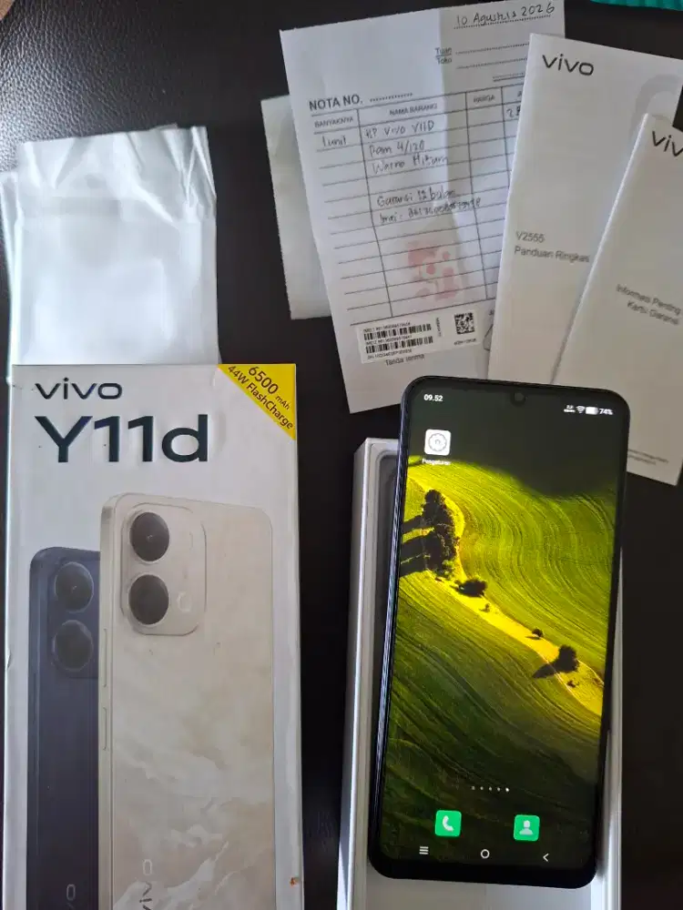 Vivo Y11D 4GB+4GB/128GB,Baru Sebulan kurang pakai,Fulset Garansi Resmi
