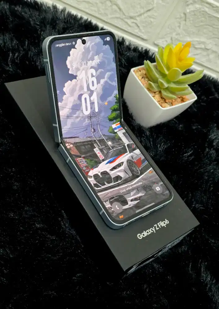 Galaxy Z Flip 6 256Gb Biru Seadanya Minus Cekkk