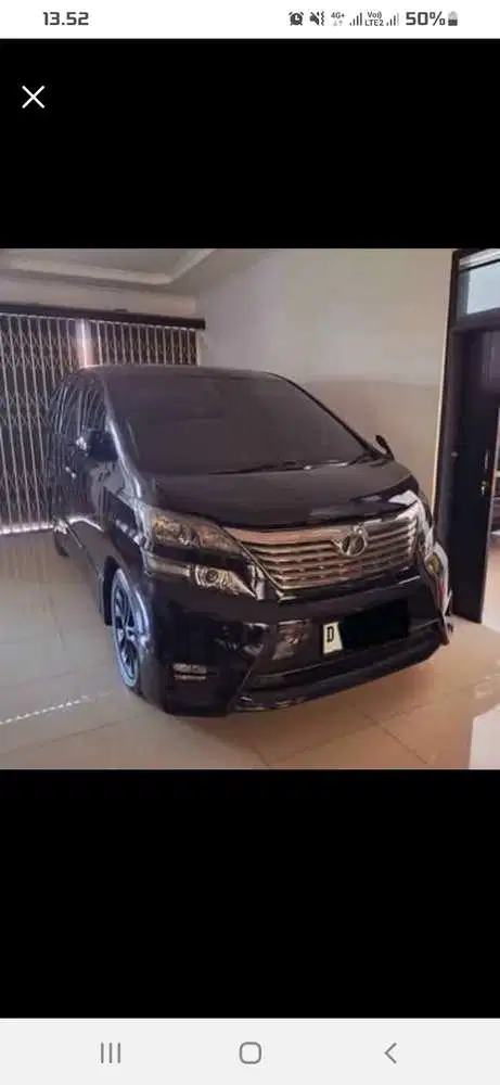 Toyota Vellfire 2011 Bensin