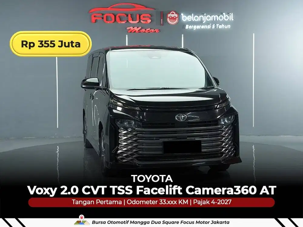 [ GARANSI 5THN ] Toyota Voxy 2.0 CVT TSS Facelift AT 2021/2022/2023