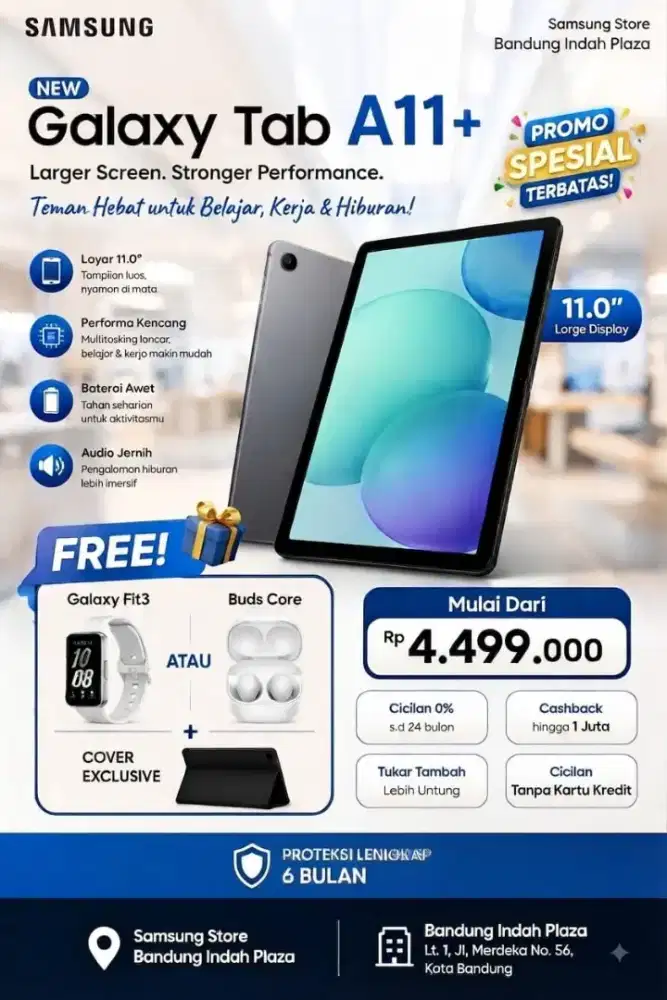 Samsung Galaxy Tab A11 A11 Plus - Wi-Fi Sim Card