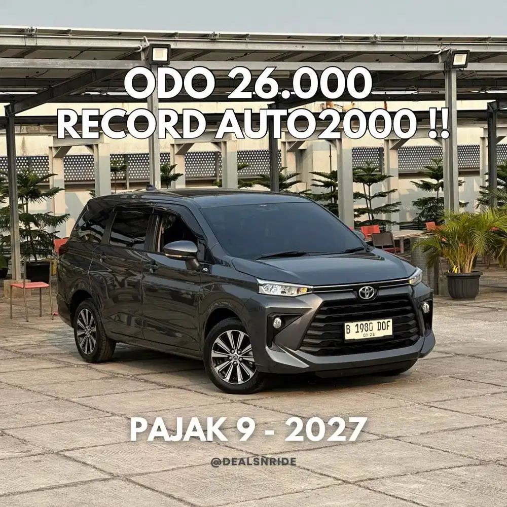 ODO 26.000 ANTIKK !! PAJAK 9/2027 TOYOTA AVANZA G AT 2023 MULUS