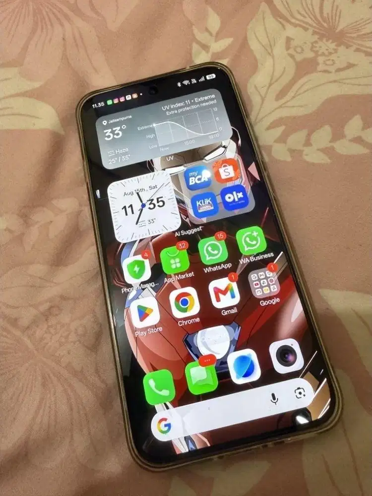Oppo Reno 16F 5G 8/256 Mulus seperti baru!!
