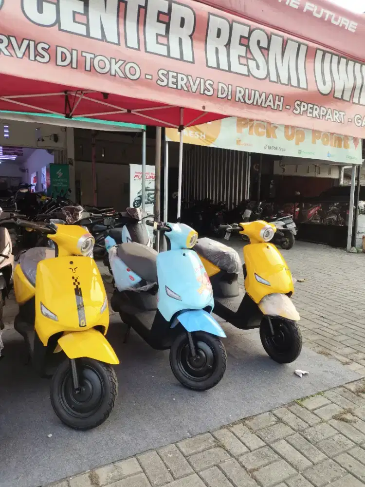 SEPEDA LISTRIK UWINFLY D66I BAGASI LUAS 26L GARANSI 10THN PROMO TERBTS
