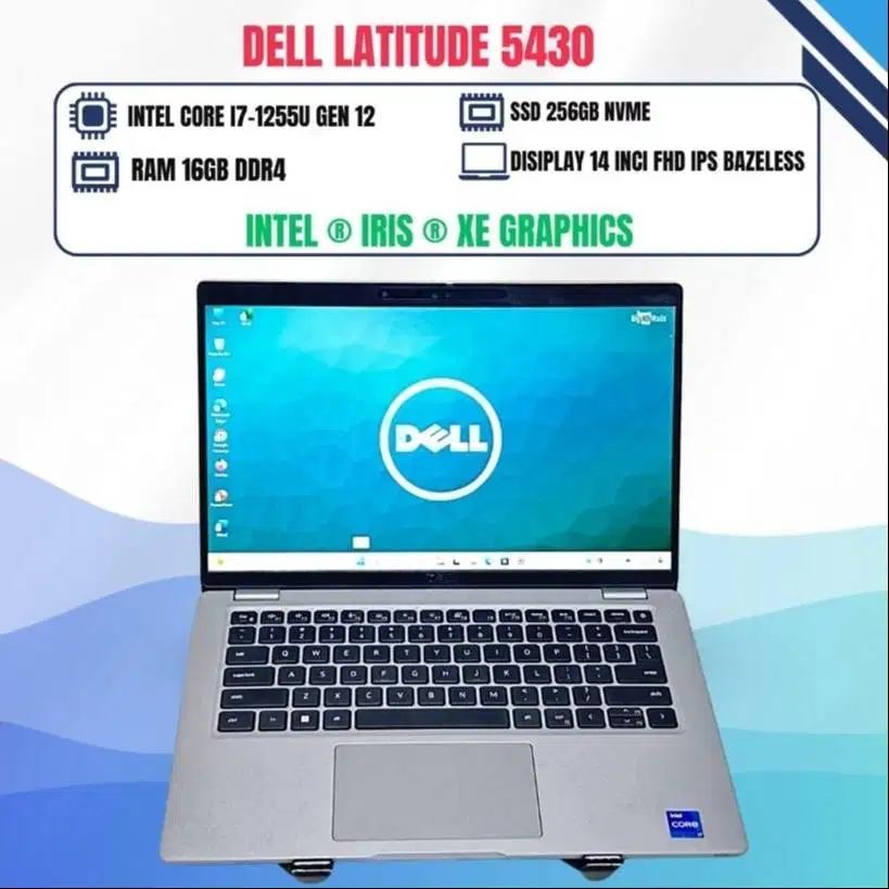 DELL LATITUDE 5430 CORE i7-12650U RAM 16GB SSD 512GB 13.3inci FHD IPS