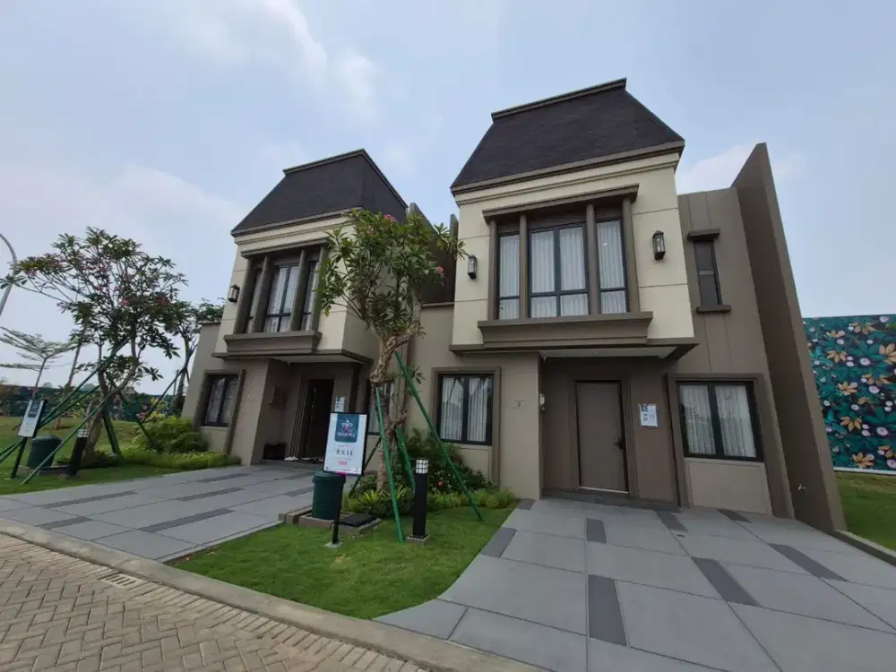 Rumah Paramount Petals 3+1 KT, Private Garden Luas, Cicilan Flat 10 Th
