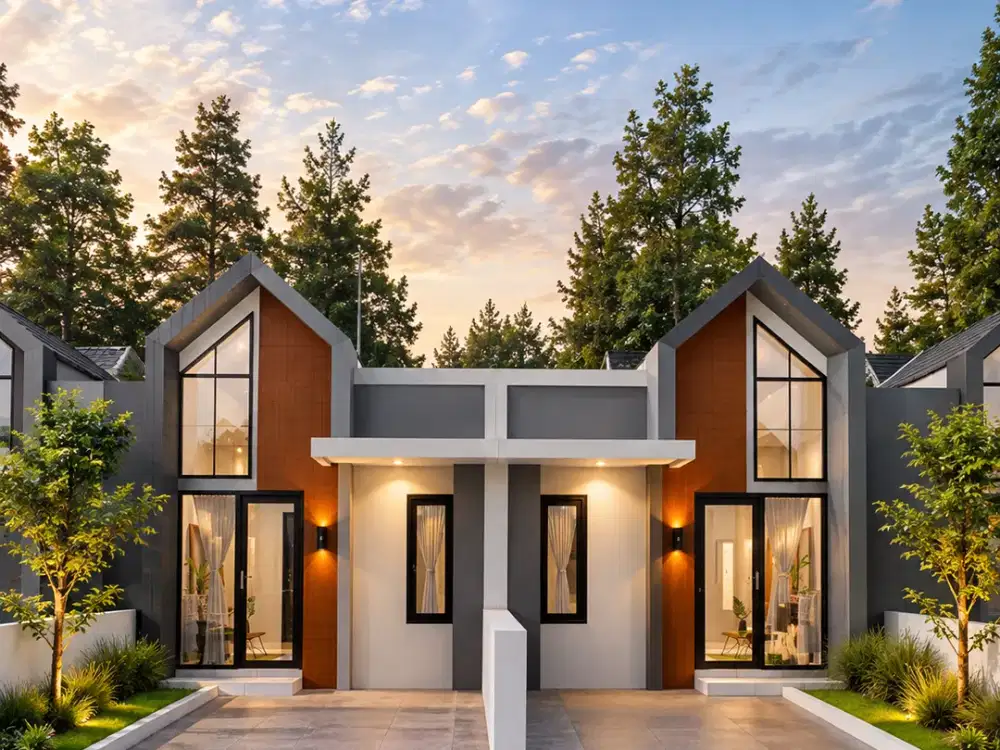 Rumah Scandinavian di Lokasi Strategis, Dekat Berbagai Destinasi Wisata