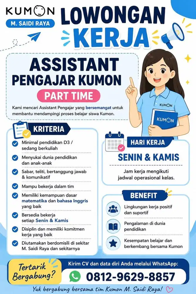 Guru Kumon / Assistant Kumon