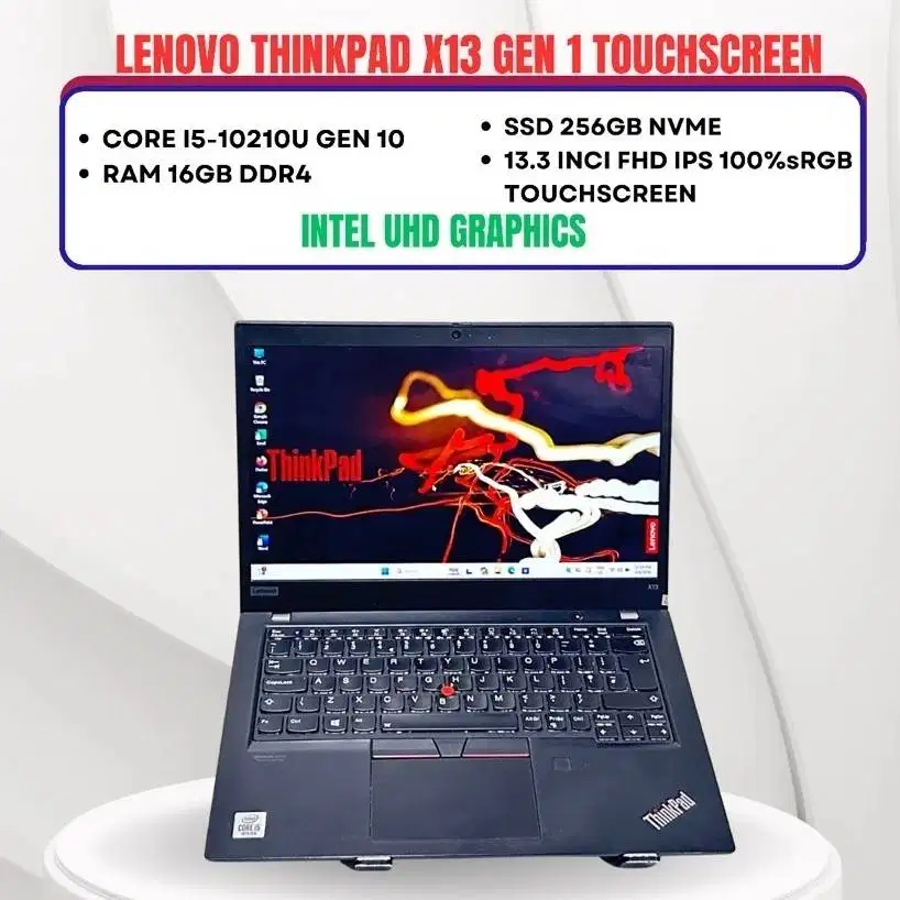 LENOVO THINKPAD X13 GEN 1 TOUCHSCREEN CORE I5-10210U RAM 16GB SSD 256G