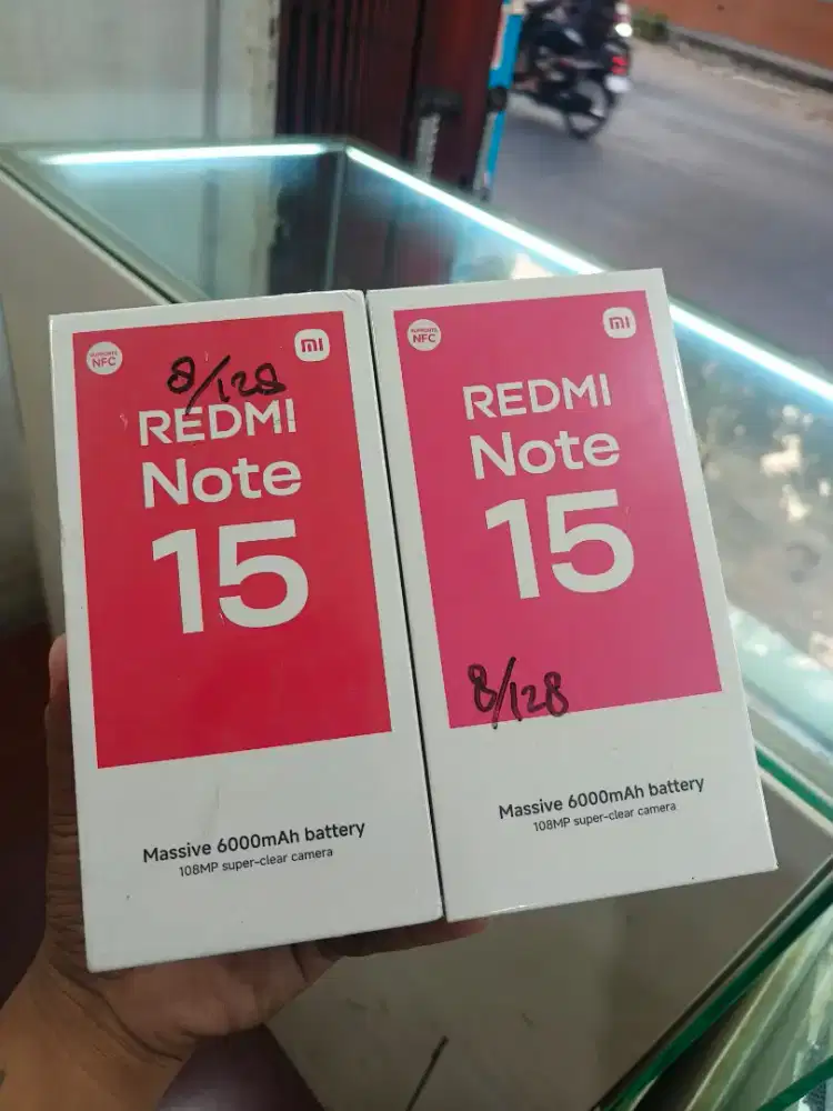 New Redminote 15 ram8/128 garansi resmi 1 tahun