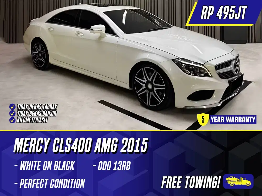 Mercedes Benz CLS400 AMG 2015 NIK 2014 White Putih Black Mercy CLS 400