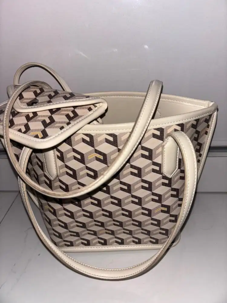 Christy Ng Russo Mini Tote Bag Original – White | Jarang Dipakai