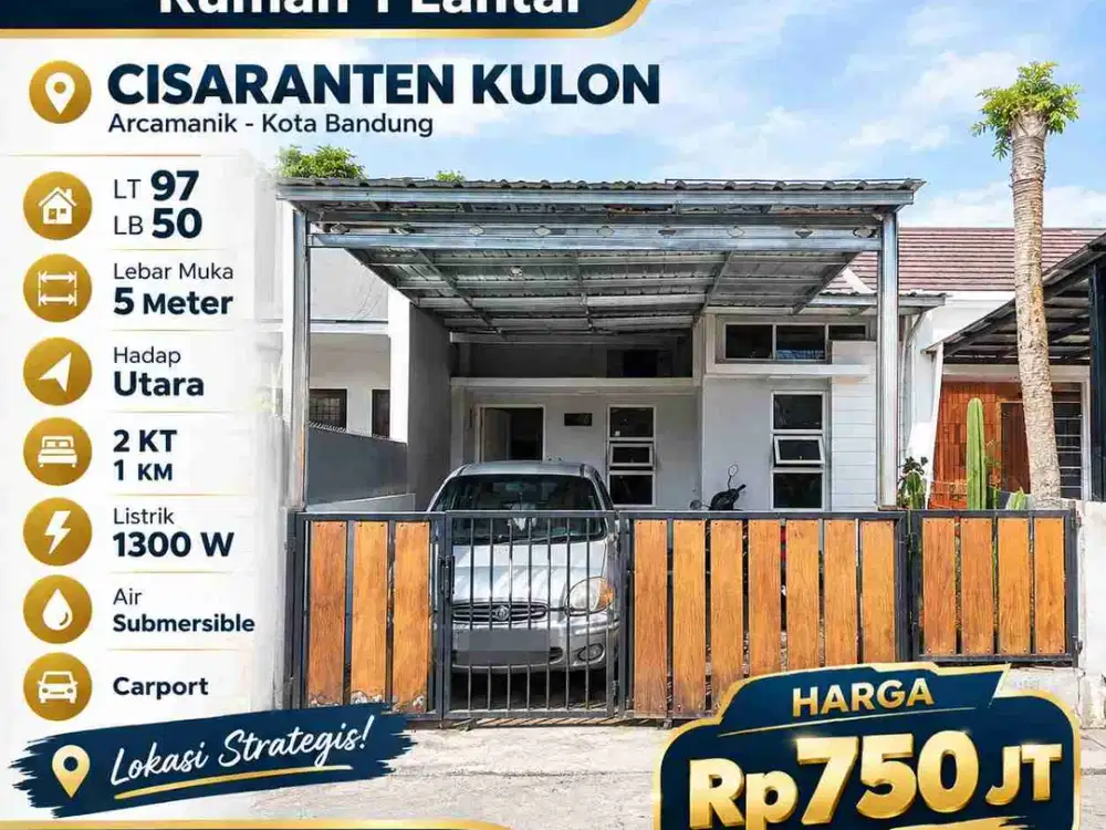Rumah dijual di Cisaranten Kulon, Arcamanik Bandung