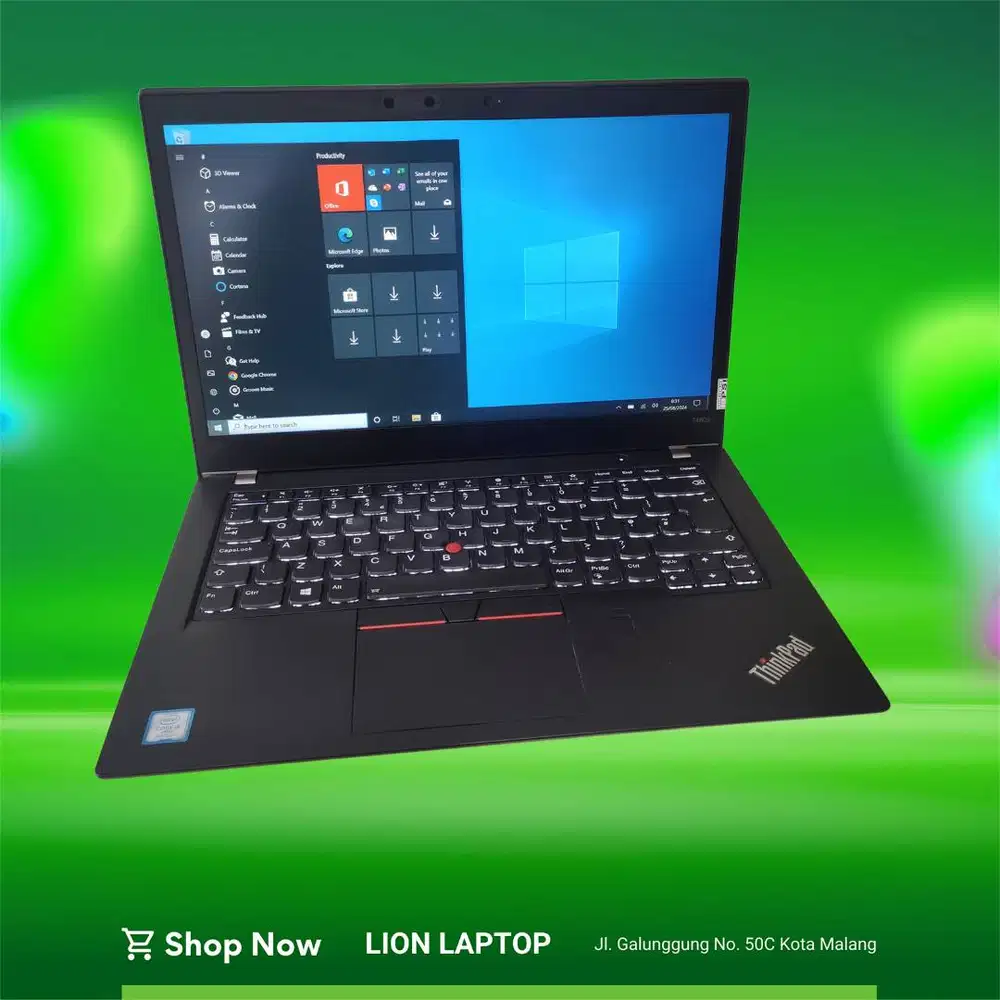 RAM 8GB Core i5 gen 8 Lenovo Thinkpad T480s SLIM [17|09]