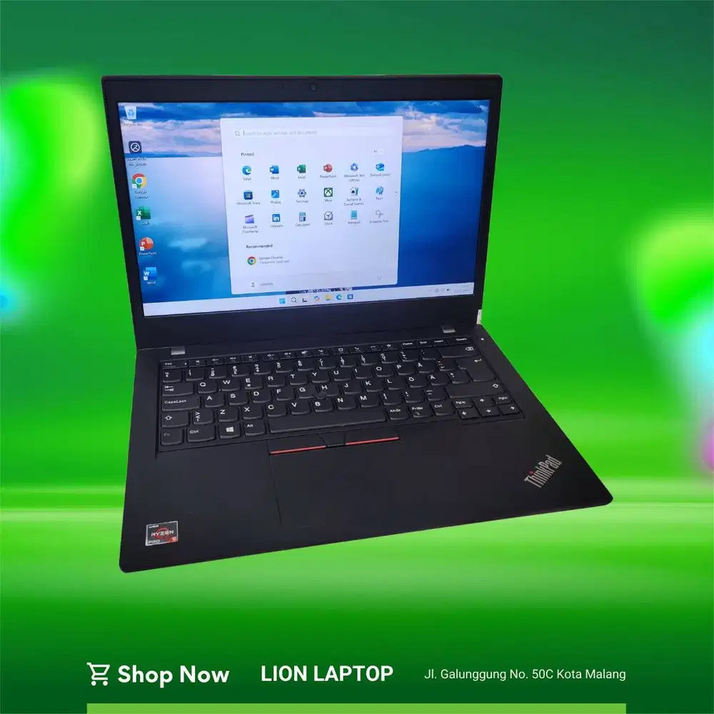 Gaming/Editing AMD Ryzen 5 PRO 8/256 MULUS Lenovo Thinkpad L14 Gen 1 [