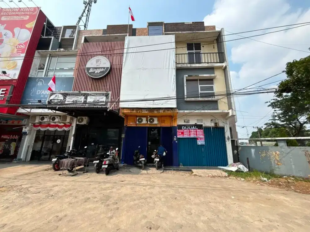 DIJUAL 3 UNIT RUKO JALAN BAMBANG UTOYO PALEMBANG