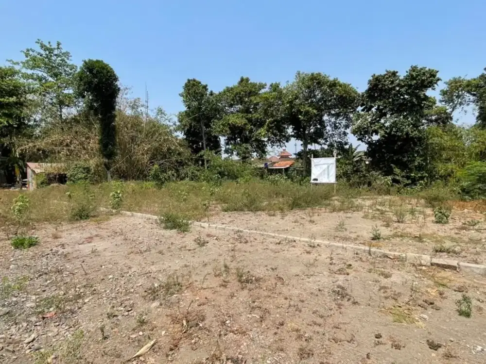 Tanah SHM Kalasan 5 Menit Jl. Jogja Solo Bisa Cicilan Bunga 0%