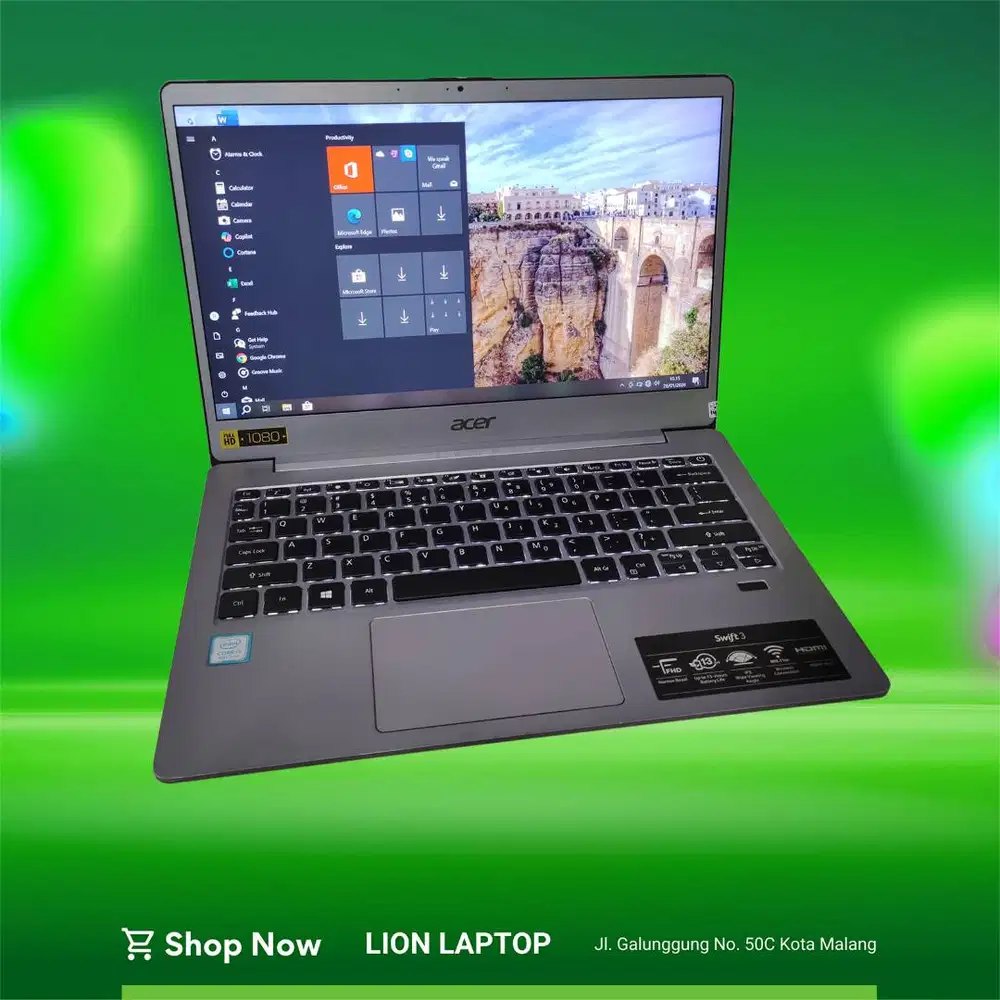 Super Slim Core i5 Gen 8 8/25 Acer Swift 3 SF313-51 [17|09]