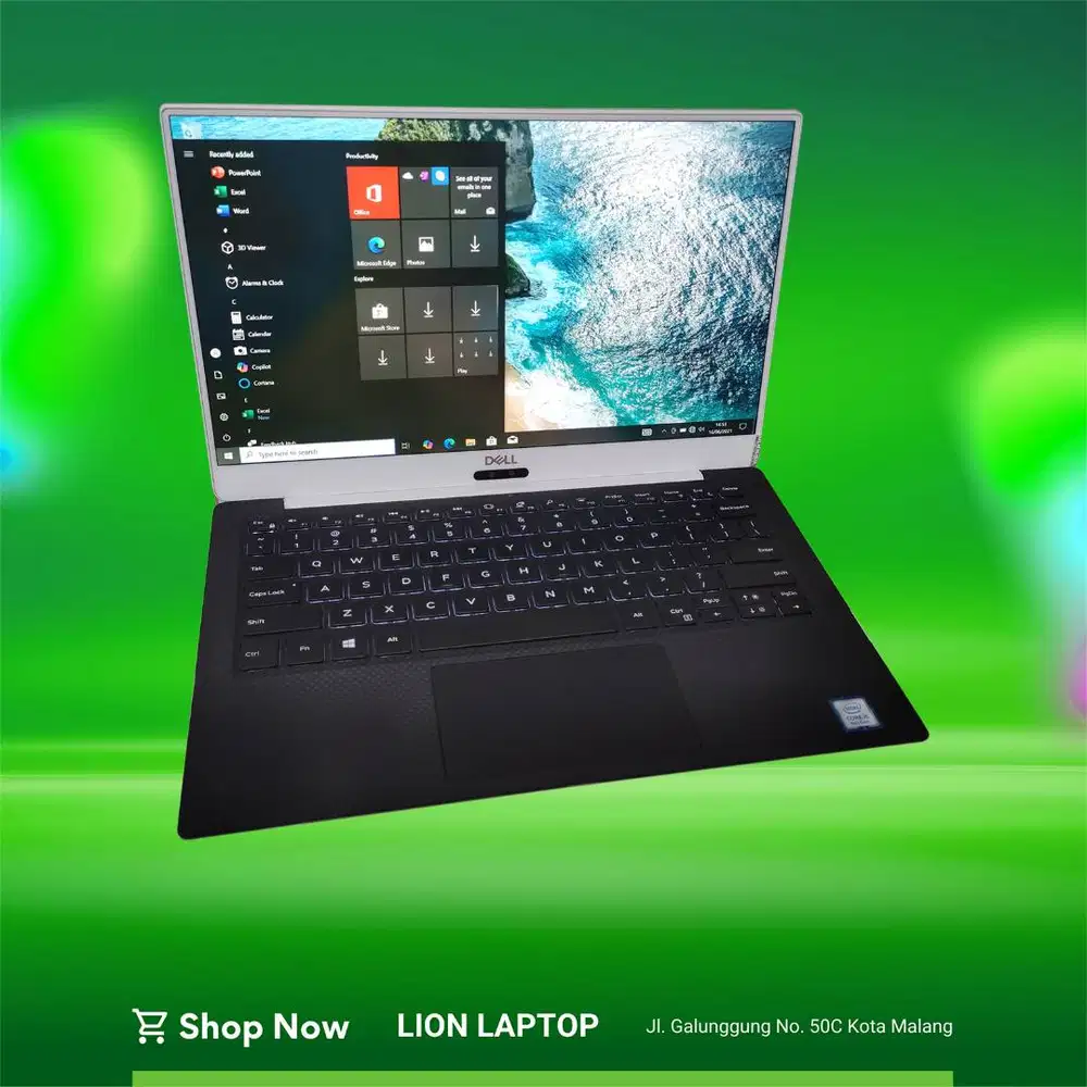 Slim & Ringan Core i5 RAM 8 SSD 256 DELL XPS 13 9370 [17|09]