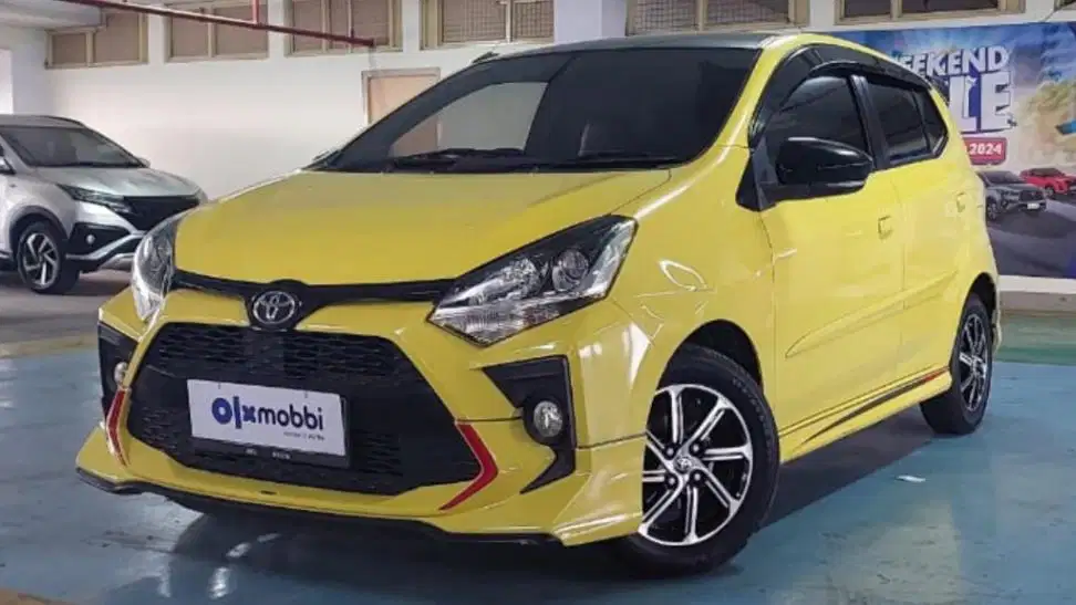 TDP 6, JT Toyota Agya 1.2 G TRD Sportivo Bensin-MT Kuning 2021