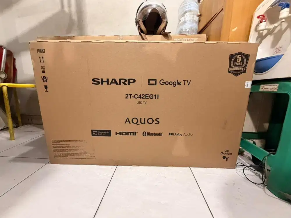 Google tv sharp aquos 42 inch 2T-c42EG1i mulus 1000% like new fullset
