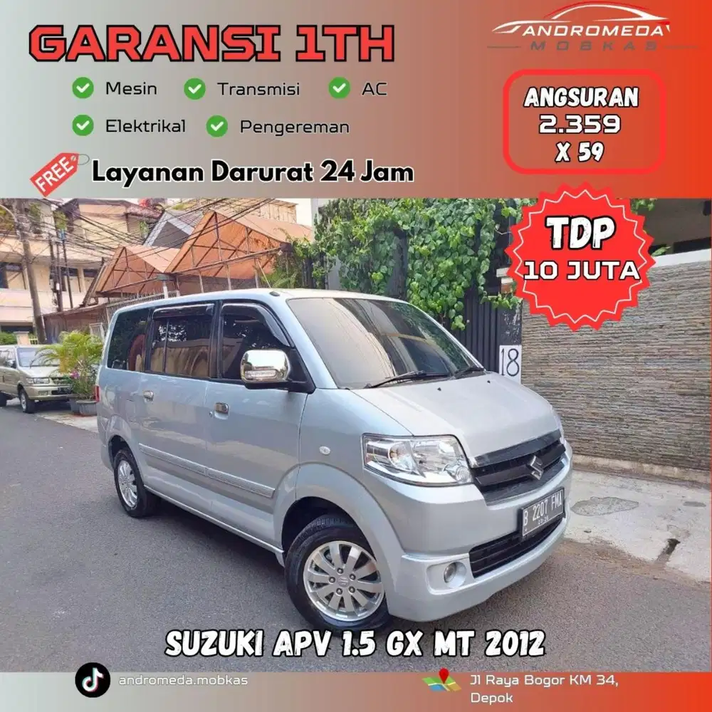 APV 1.5 GX MANUAL 2012 KONDISI ISTIMEWA SIAP PAKAI