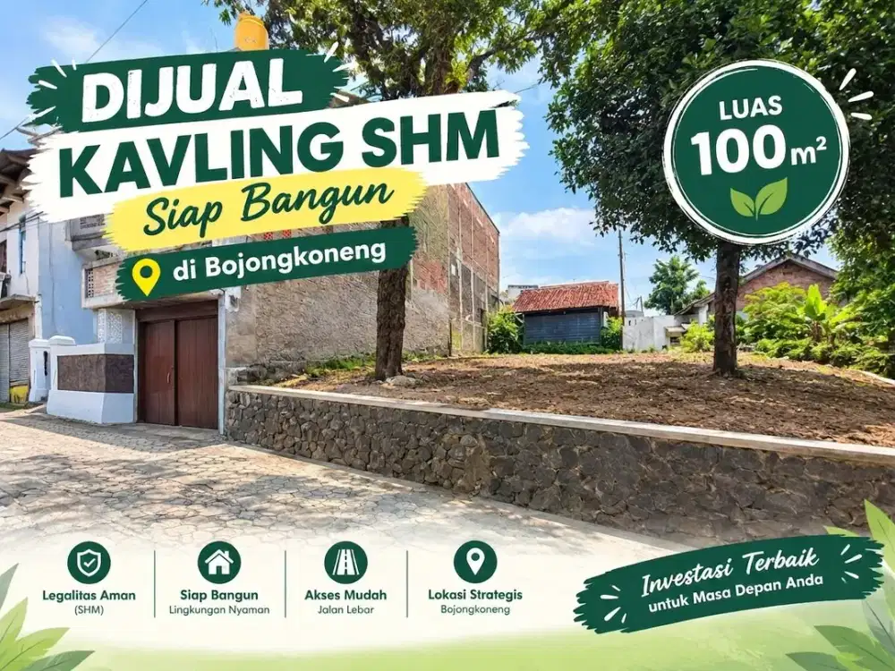 Tanah Kavling Bojongkoneng Investasi Potensial Harga Terjangkau