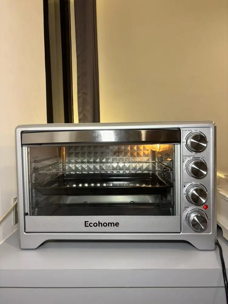 OVEN ECOHOME EOP-888 38L – Baru 5 Bulan, Terawat & Normal | Low Watt