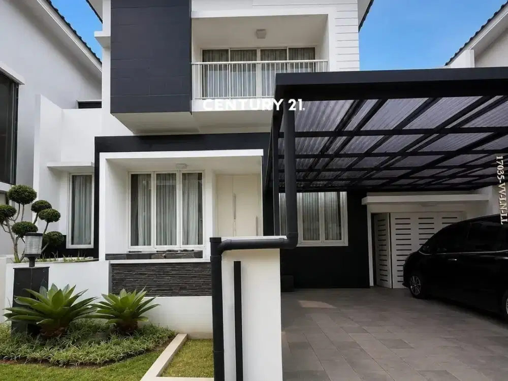 Dijual rumah 2 lantai siap huni full furnished di kebayoran sektor 7 bintaro jaya