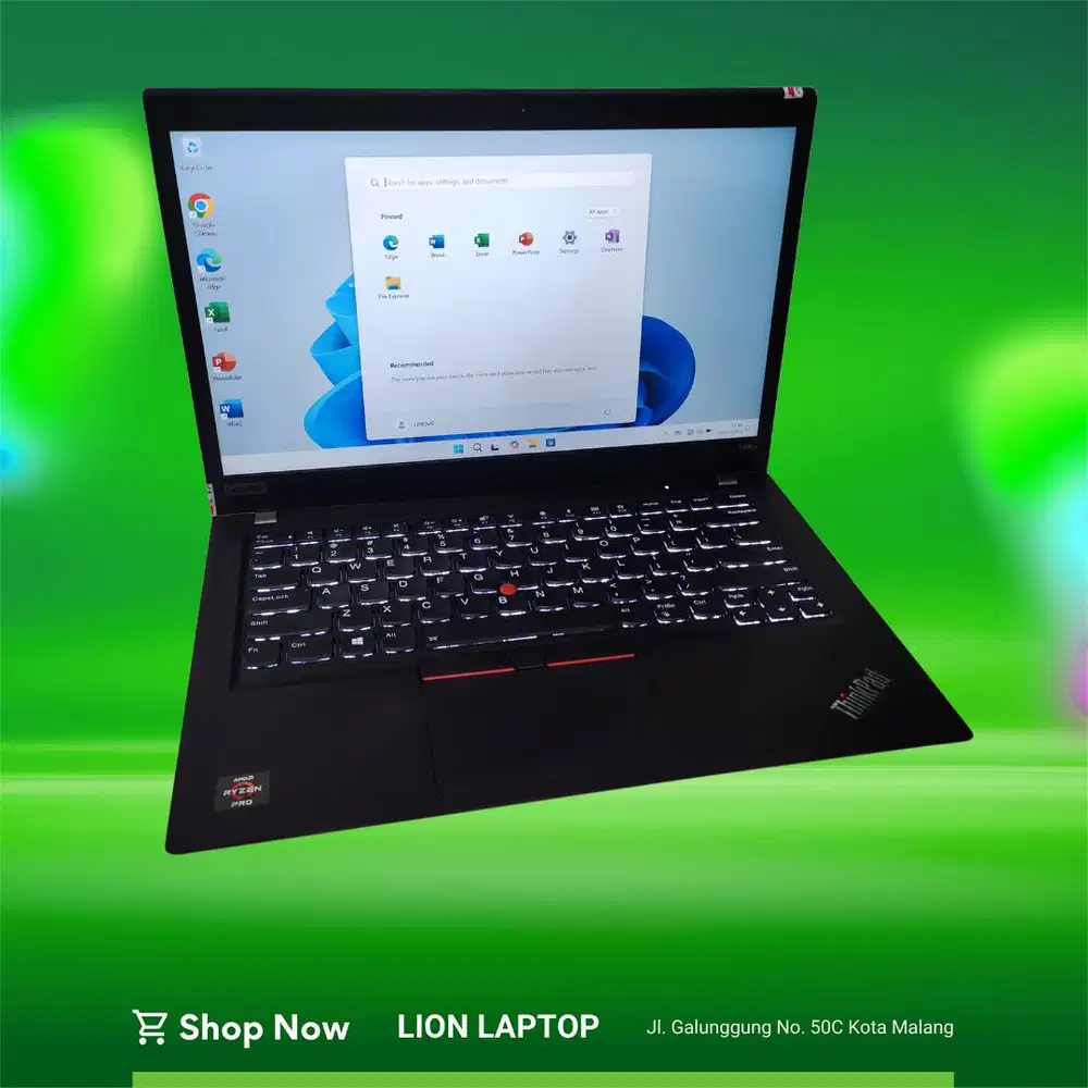 RAM 16GB AMD Ryzen 7 4Ghz VGA 2GB Lenovo Thinkpad T495s [17|09]
