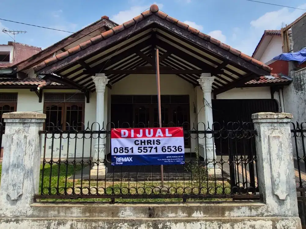 #0186 DIJUAL RUMAH 1 LANTAI DENGAN HALAMAN LUAS DI BARANANGSIANG INDAH