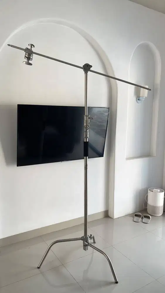 C Stand Light Stand Tripod Studio Lighting Photography 130 cm with Ext