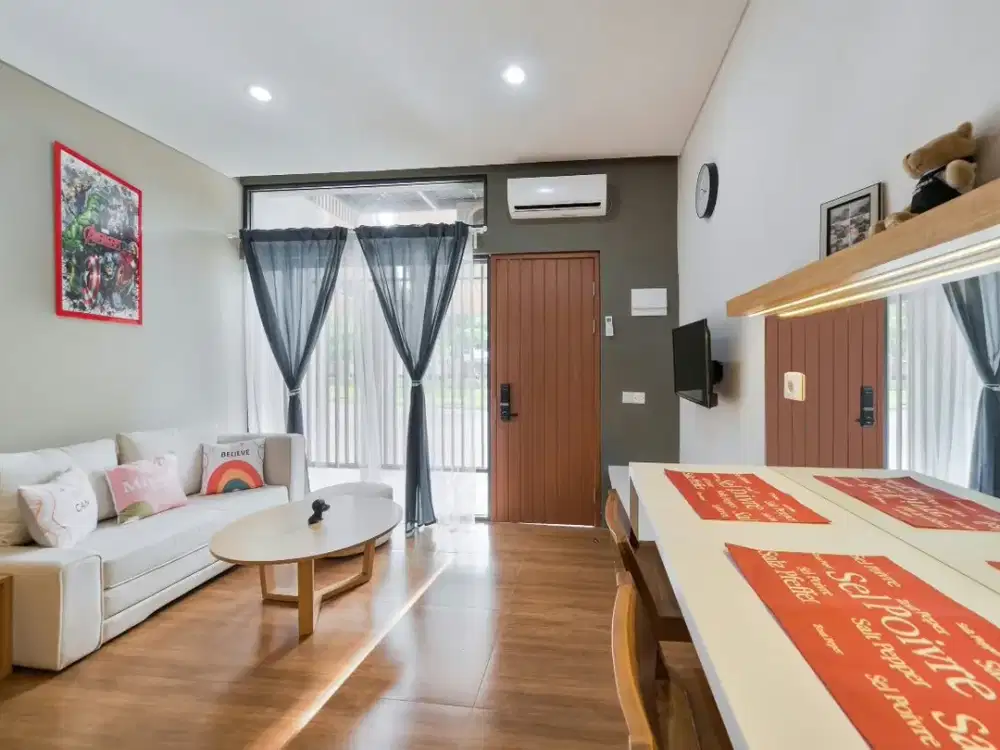 Rumah di Greenwich Park Cluster Fleekhaus BSD Furnish