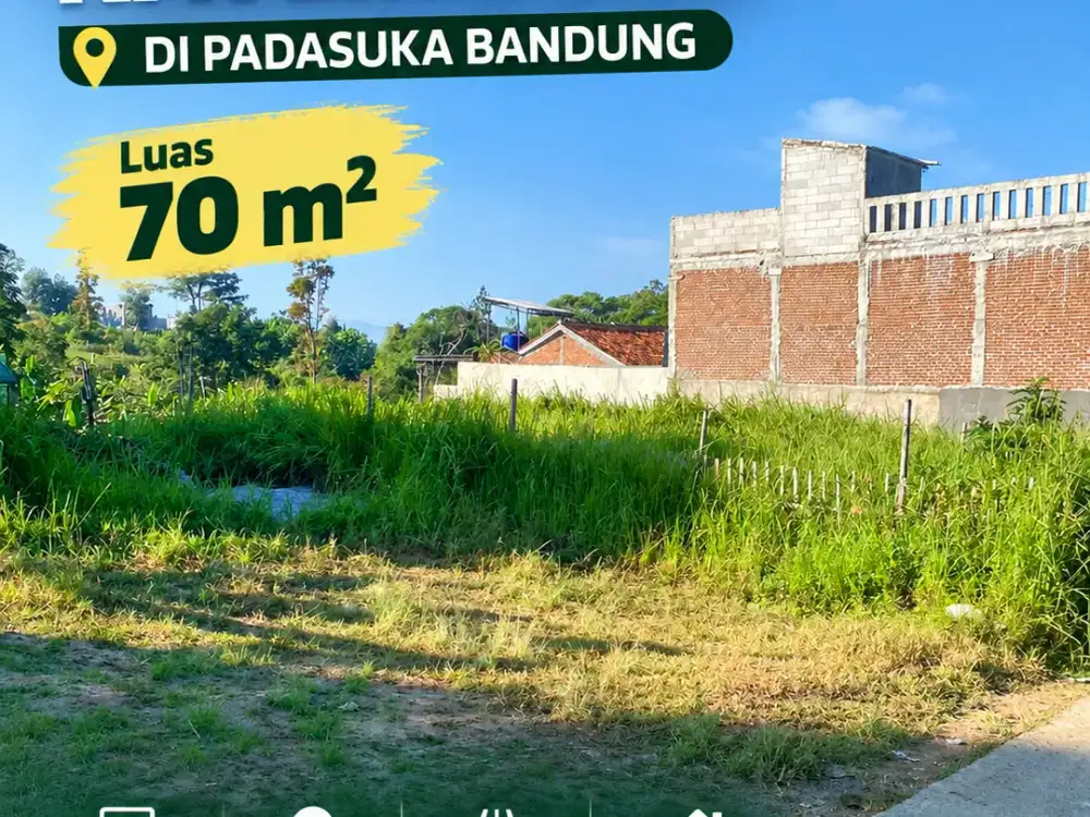 Murah! Kavling SHM Siap Bangun Padasuka View Kota Bandung