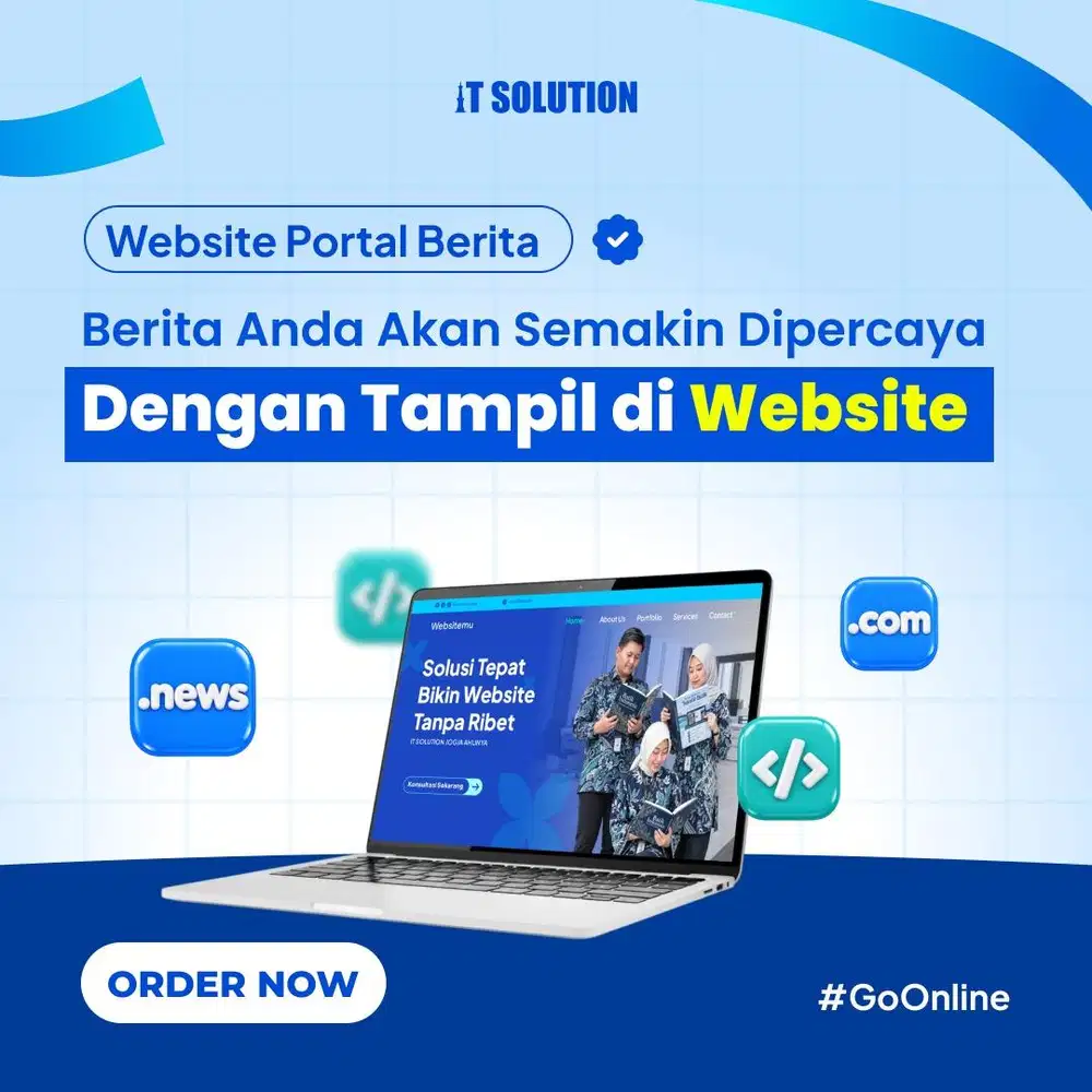 Paket Website Portal Berita Profesional untuk Media di Jakarta Timur