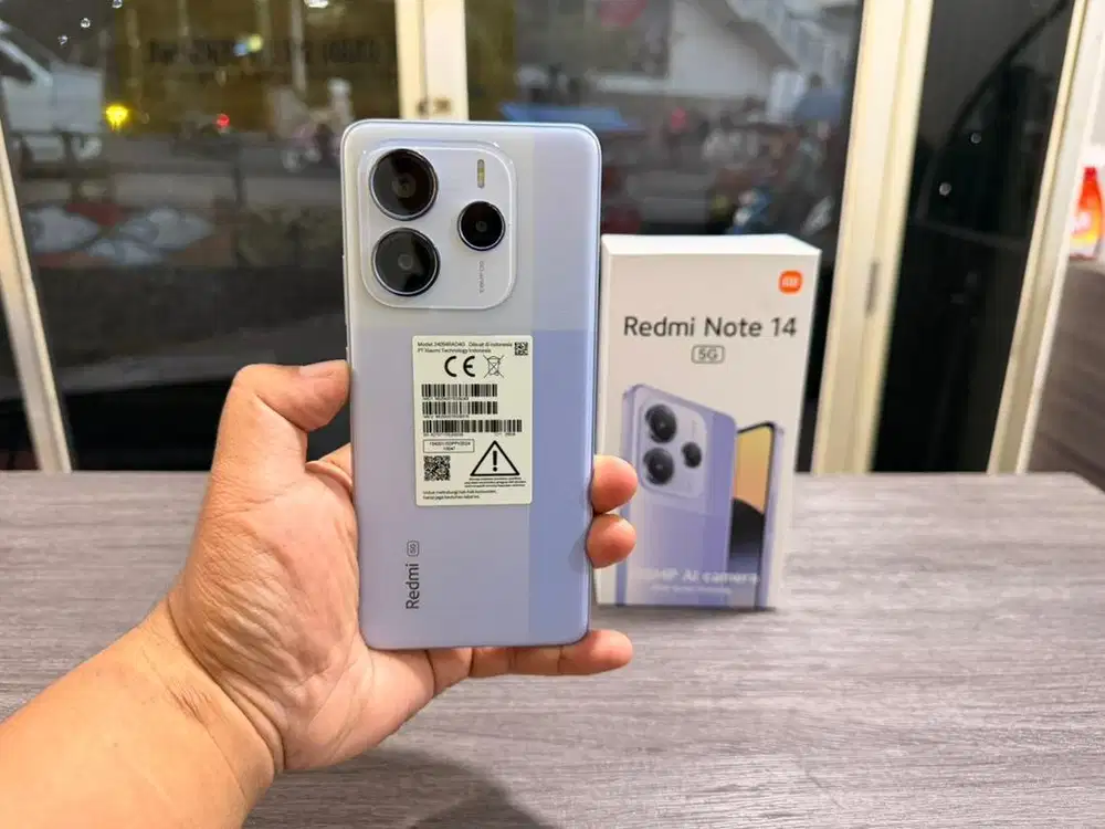 Xiaomi redmi note 14 5G 8/256gb mulus 1000% seperti baru fullset