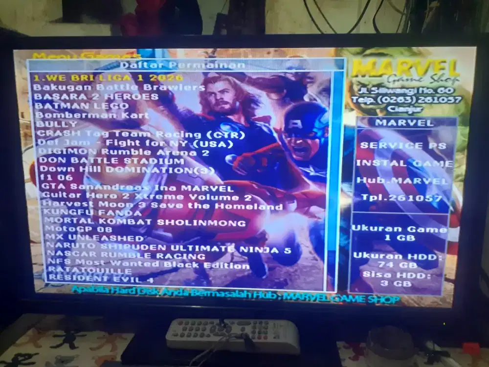 Ps2 fat hardisk matrix 80gb ada liga BRI 2026