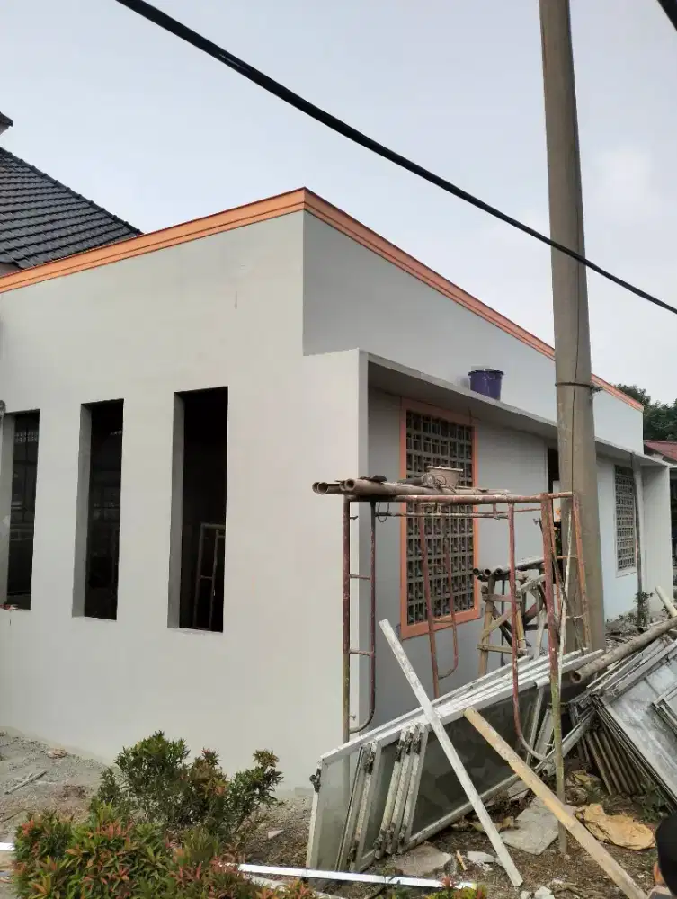 Jasa kuli bangunan pasang keramik, pelster aci, cat tembok dan lain2