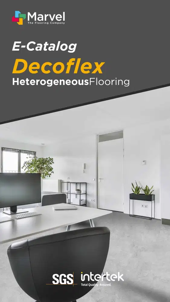 Vinyl Roll Decoflex Heterogeneous | Lantai Vinyl Roll | Vinyl Flooring