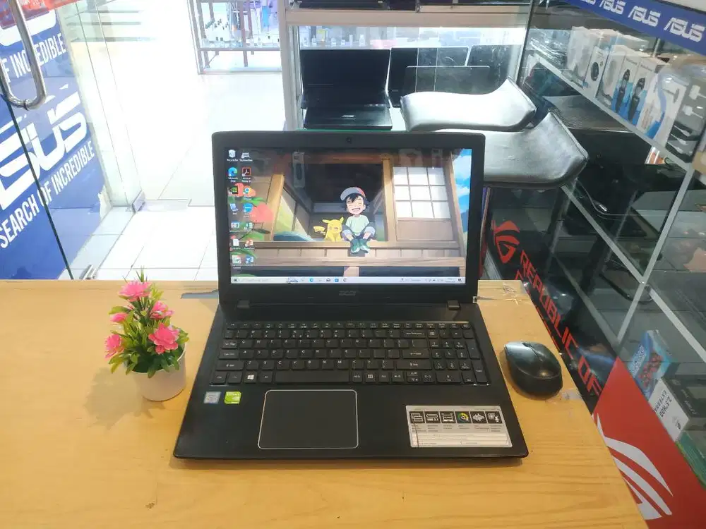 SIAP PAKE LAPTOP ACER E5-575G CORE i7 RAM 8GB SSD 240GB NVIDIA