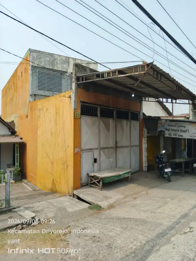 Jual ruko nol jalan raya legundi