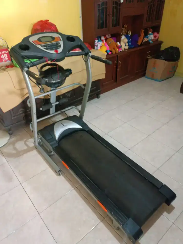 Promo treadmil eletrik jumbo 3fungsi bisa nanjak