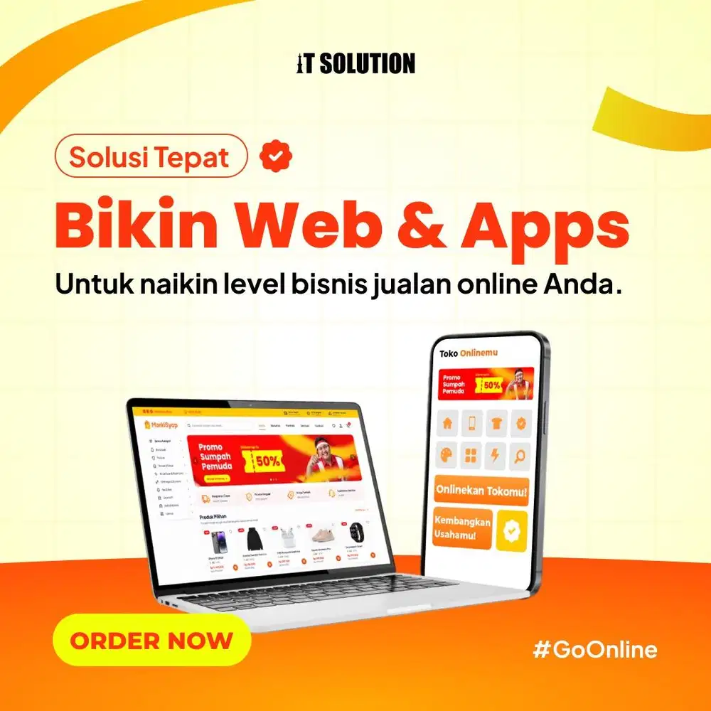 Paket Website & Aplikasi Jualan Online Profesional di Jakarta Timur