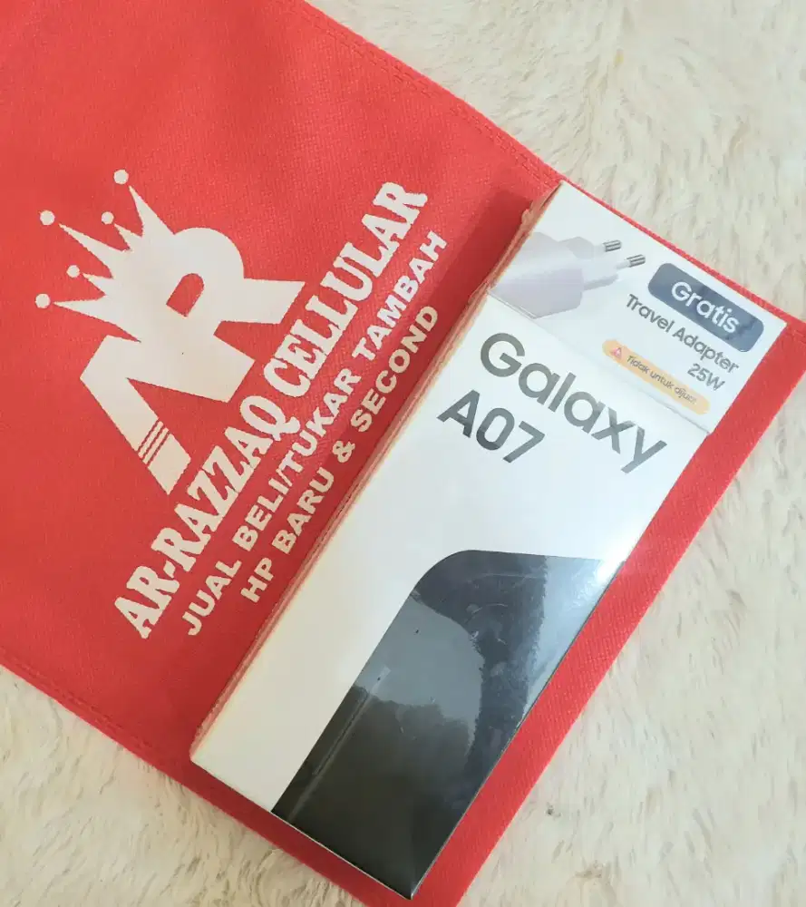 Samsung A07 6/128 Baterai 5000 mah
NEW RESMI SAMSUNG PROMO CASHBACK