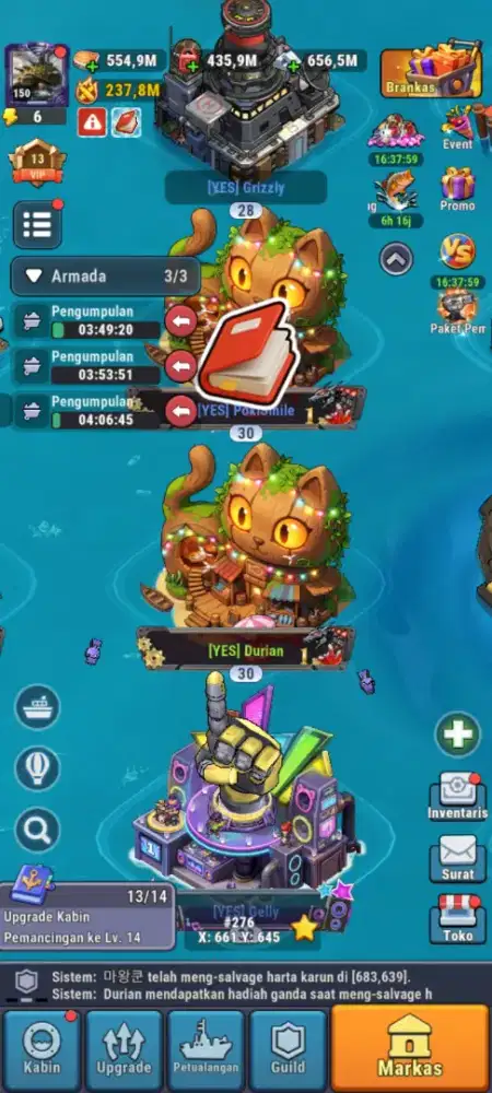 Jual Akun High Seas Hero
Markas Lv 30 • Lv 150 • VIP 13
Power 237,8M
