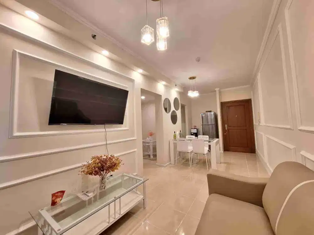 Dijual Cepat Jarang Ada 3+1BR Apartemen Grand Palance Kemayoran Full Furnished