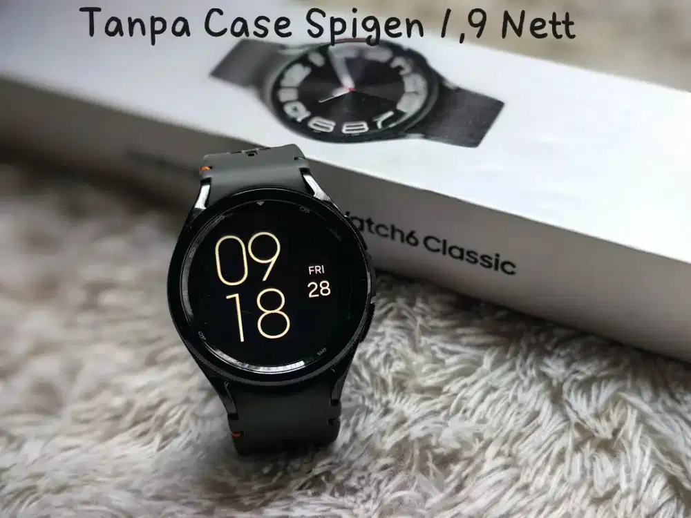 Samsung Watch 6 Classic 43mm Black Mulus Fullset Mantaps